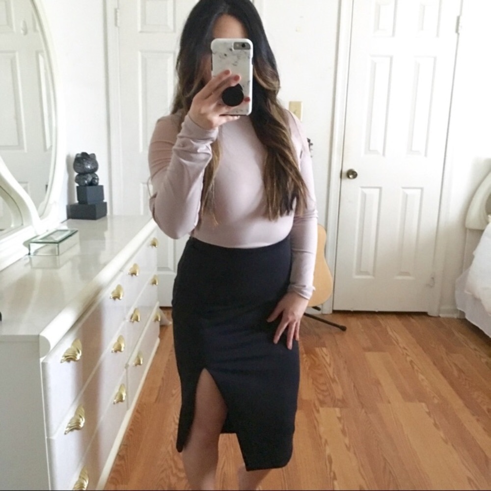 LIKE NEW EXPRESS High Waisted Pencil Skirt